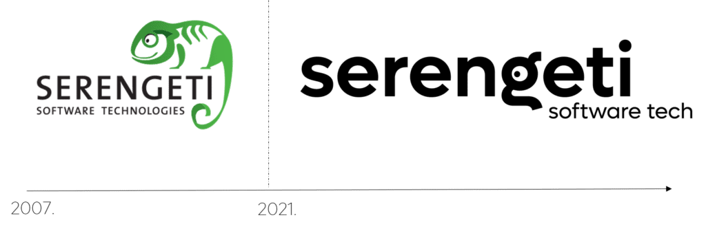 old and new logotype