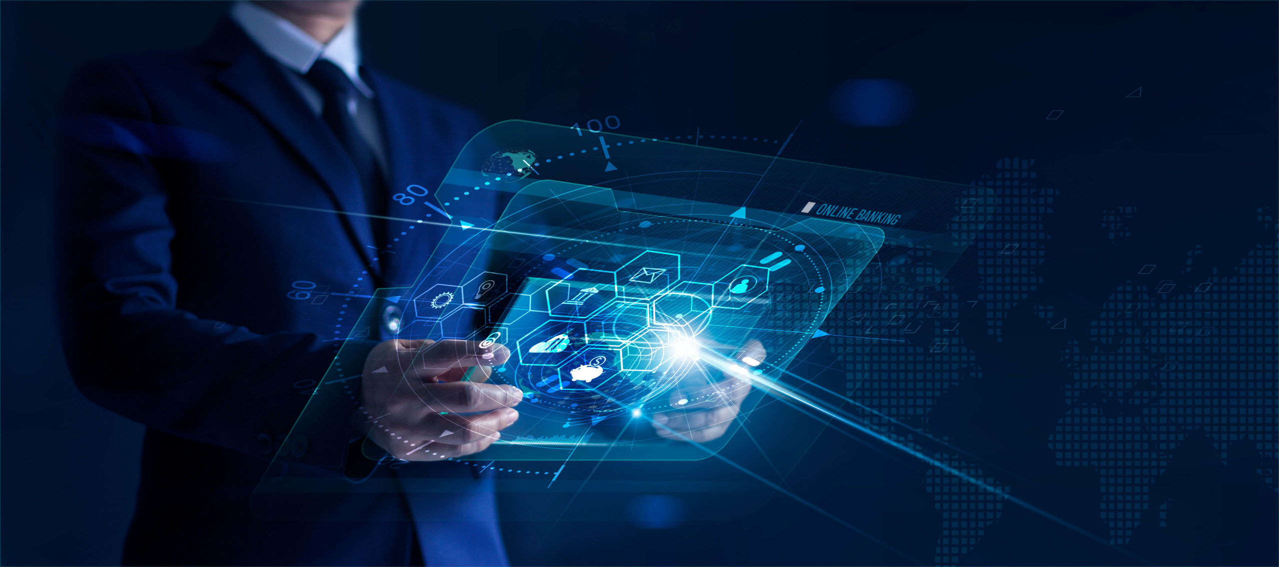 modern virtual interface banking