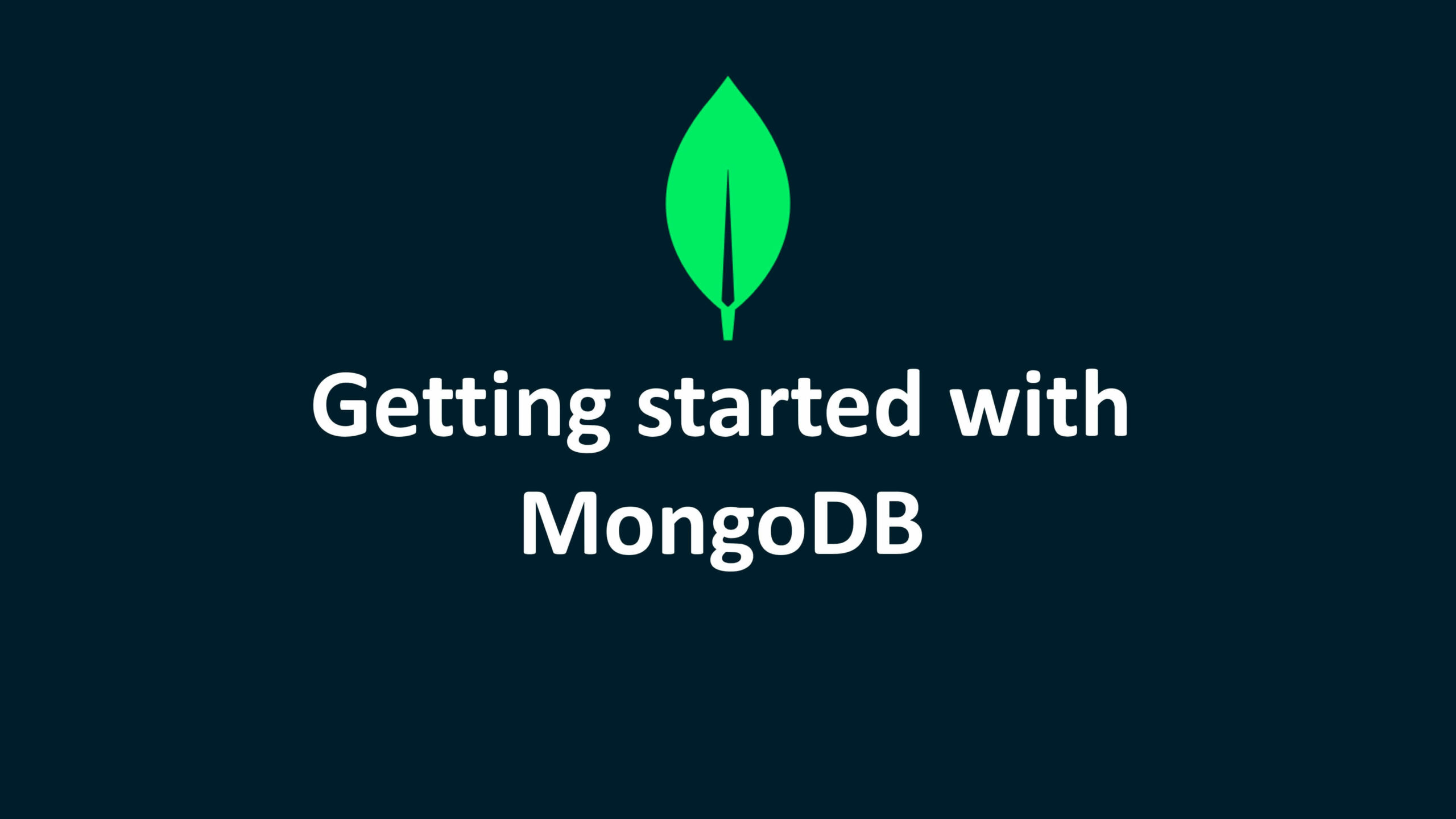 Getting Started With MongoDB | Serengeti